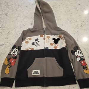 Disney "True Original" Mickey Mouse kids' zip-up hoodie Size 6